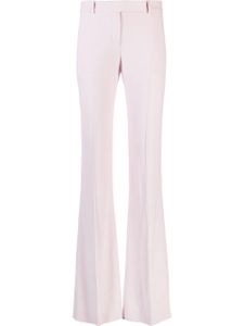 Alexander McQueen pantalon de tailleur à coupe évasée - Rose