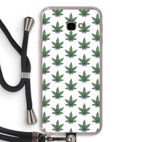 Weed: Samsung Galaxy J4 Plus Transparant Hoesje met koord Weed: Samsung Galaxy J4 Plus Transparant Hoesje met koord