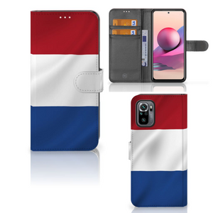 Xiaomi Redmi Note 10S | 10 4G | Poco M5s Bookstyle Case Nederlandse Vlag