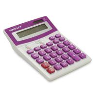 Rekenmachine/calculator - roze - 15 x 19 cm - voor school of kantoor - Solar - thumbnail