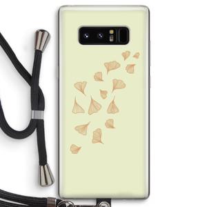 Falling Leaves: Samsung Galaxy Note 8 Transparant Hoesje met koord