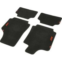 Vloermattenset voor auto FORMULA 1 CM570 Zwart/Rood 4 uds