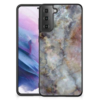 Samsung Galaxy S21 Plus Marmeren Print Telefoonhoesje Marmer Grijs