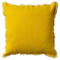 Dutch Decor - BURTO - Kussenhoes 45x45 cm - gewassen katoen - Lemon - geel