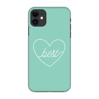 Best heart pastel: Volledig geprint iPhone 11 Hoesje