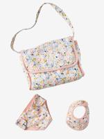 Premium poppenluiertas + luier + slab roze