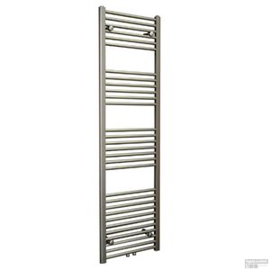 Radiator Sanicare Snode Met Wifi 172 x 45 cm Inox-Look Met Thermostaat Zwart Sanicare