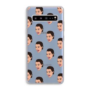 Ugly Cry Call: Samsung Galaxy S10 5G Transparant Hoesje