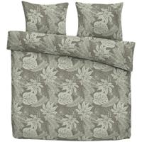 2e Halve Prijs Leen Bakker - Dekbedovertrek Joep - 240x220 Cm - Polyester/Katoen - Groen
