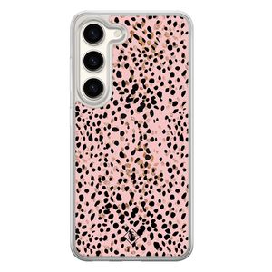 Samsung Galaxy S23 hybride hoesje - Pink confetti