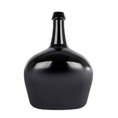 Diversen Vaas graffa victoria l mat/glanzend zwart 27x20x38 glas