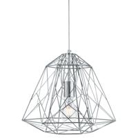 Searchlight Chrome draadlampGeometric Cage Ø 39cm - 7271CC