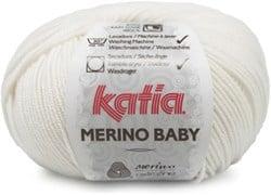 Katia Merino Baby 001 Wit