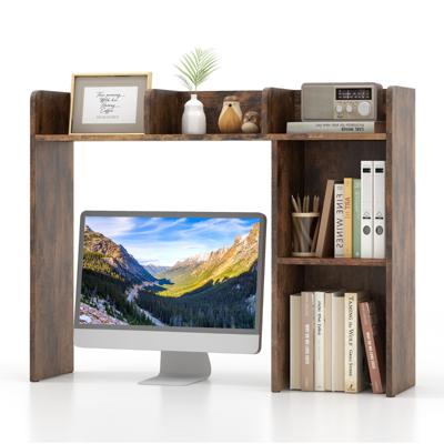Boekenkast voor op het Bureau Kastlegbord met 5 Opbergvakken Stabiel Tafellegbord met 2 Anti-Kantelsets 94 x 25 x 74 cm