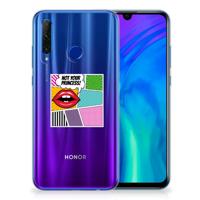 Honor 20 Lite | Sillicone Back Cover | Popart Princess