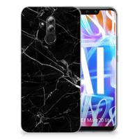 Huawei Mate 20 Lite | TPU | Siliconen hoesje | Marmer Zwart - Origineel Cadeau Vader