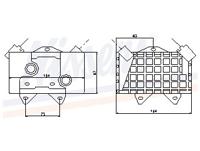 Oliekoeler, motorolie 90597
