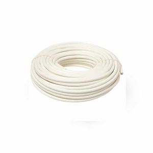 3 x 1 mm² rond snoer wit 20 meter