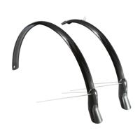 Eurofender spatbordenset scatto 51mm 28" glans zwart