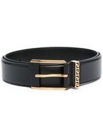 Versace ceinture Greca Accent en cuir - Noir - thumbnail