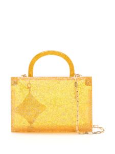 ESTILÉ mini sac Mochi à design transparent - Jaune