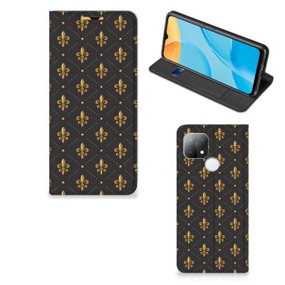 OPPO A15 | Hoesje met Magneet | Franse Lelie