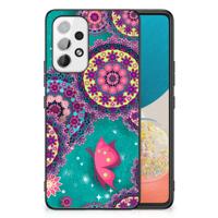 Samsung Galaxy A53 Leuk Telefoonhoesje Cirkels en Vlinders