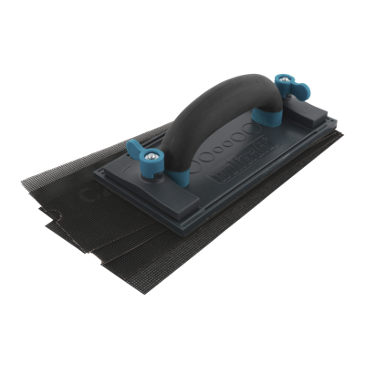 Wolfcraft Schuurset | Gips + 4 stramienstroken | 280 x 115mm | 1 set - 8722000