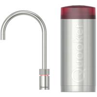 Quooker Nordic Round Kokendwaterkraan Single Tap Set - Kokend Water - RVS - Inclusief COMBI Reservoir