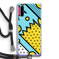 Pop Art #1: Huawei P30 Transparant Hoesje met koord