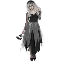 Zombie bruidsjurk verkleedkleding voor dames - thumbnail