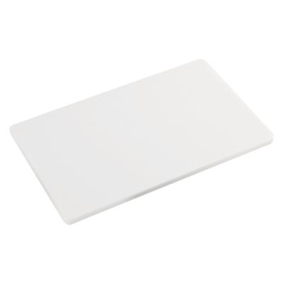 Professionele Horeca snijplank - 26 x 32 x 1.5 cm - wit - kunststof - gastronorm 1/2