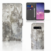 Samsung Galaxy S10 Bookcase Beton Print