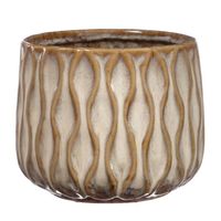 Pot wave wit 15 X 12 cm