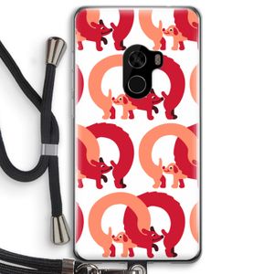 Dogs: Xiaomi Mi Mix 2 Transparant Hoesje met koord