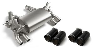 Remus uitlaat passend voor L+R BMW M3/M4 (type F80,F82) - Black Chrome 0890140500004698CBR