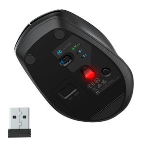 JLab GO muis Kantoor Ambidextrous RF-draadloos + Bluetooth 1600 DPI