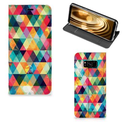 Samsung Galaxy S8 | Hoesje met Magneet | Geruit