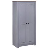 Kledingkast Panama Range 80x50x171,5cm massief grenenhout grijs - thumbnail