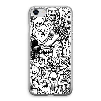 Vexx Mixtape #2: iPhone 8 Transparant Hoesje