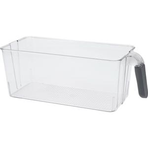 Koelkast/keuken organizer bak - transparant - kunststof - L30 x B13 x H11 cm - groente lade