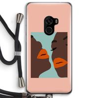 Orange lips: Xiaomi Mi Mix 2 Transparant Hoesje met koord