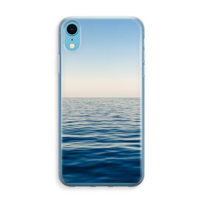 Water horizon: iPhone XR Transparant Hoesje