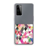 Gekleurde driehoekjes: OnePlus 9 Pro Transparant Hoesje