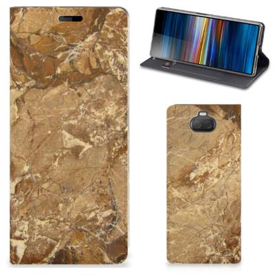 Sony Xperia 10 | Standcase | Marmer Creme