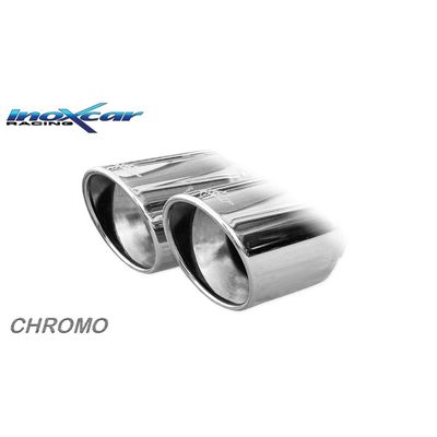InoxCar uitlaat passend voor Mini Cooper F55-F56 2.0S 192pk/JCW 231pk 2014- 2x90 X-Race IXMICO19XR90