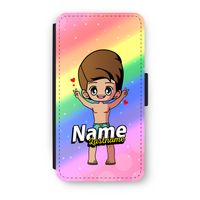 Chibi Maker man: iPhone X Flip Hoesje