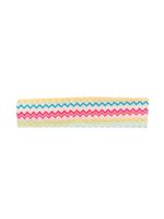 Missoni Kids bandeau à rayures - Rose - thumbnail