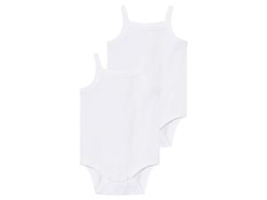 lupilu 2 Baby rompers (Wit, 74/80)