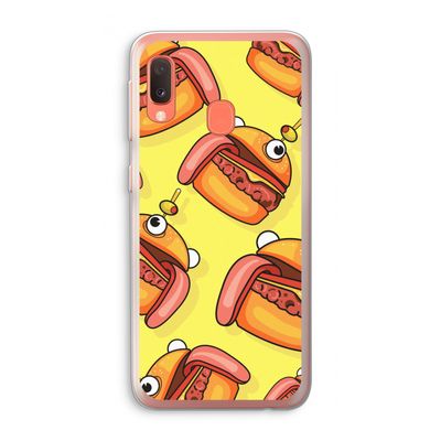 Hamburger: Samsung Galaxy A20e Transparant Hoesje